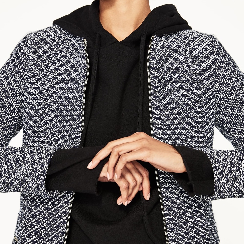 Zara Textured Weave Frock Coat - image 2